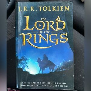 J.R.R. Tolkien The Lord of the Rings Paperback - Blue & Gold Cover